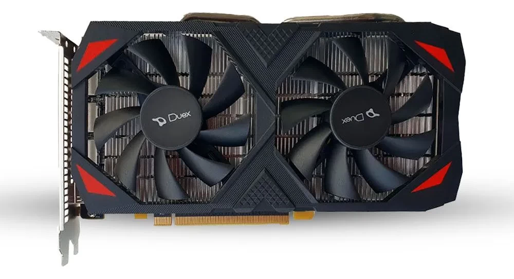 PLACA DE VÍDEO DUEX RX580 8GB 256 BITS GDDR5 2 FANS PRETO (A) 2